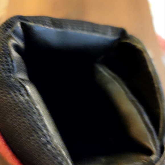 KEAVA BY XHILARATION LADIES COMBAT FAUX SUEDE HEELS W/LEATHER CUFF/CRAMBERRY - Picture 10 of 11